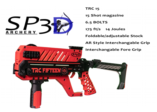 15 SHOT TACTICAL REPEATING PISTOL CROSSBOW FOLDING ADJ. STOCK Foregrip