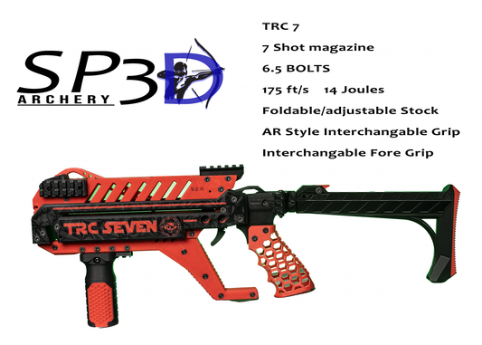 7 SHOT TACTICAL REPEATING PISTOL CROSSBOW FOLDING ADJ. STOCK Foregrip